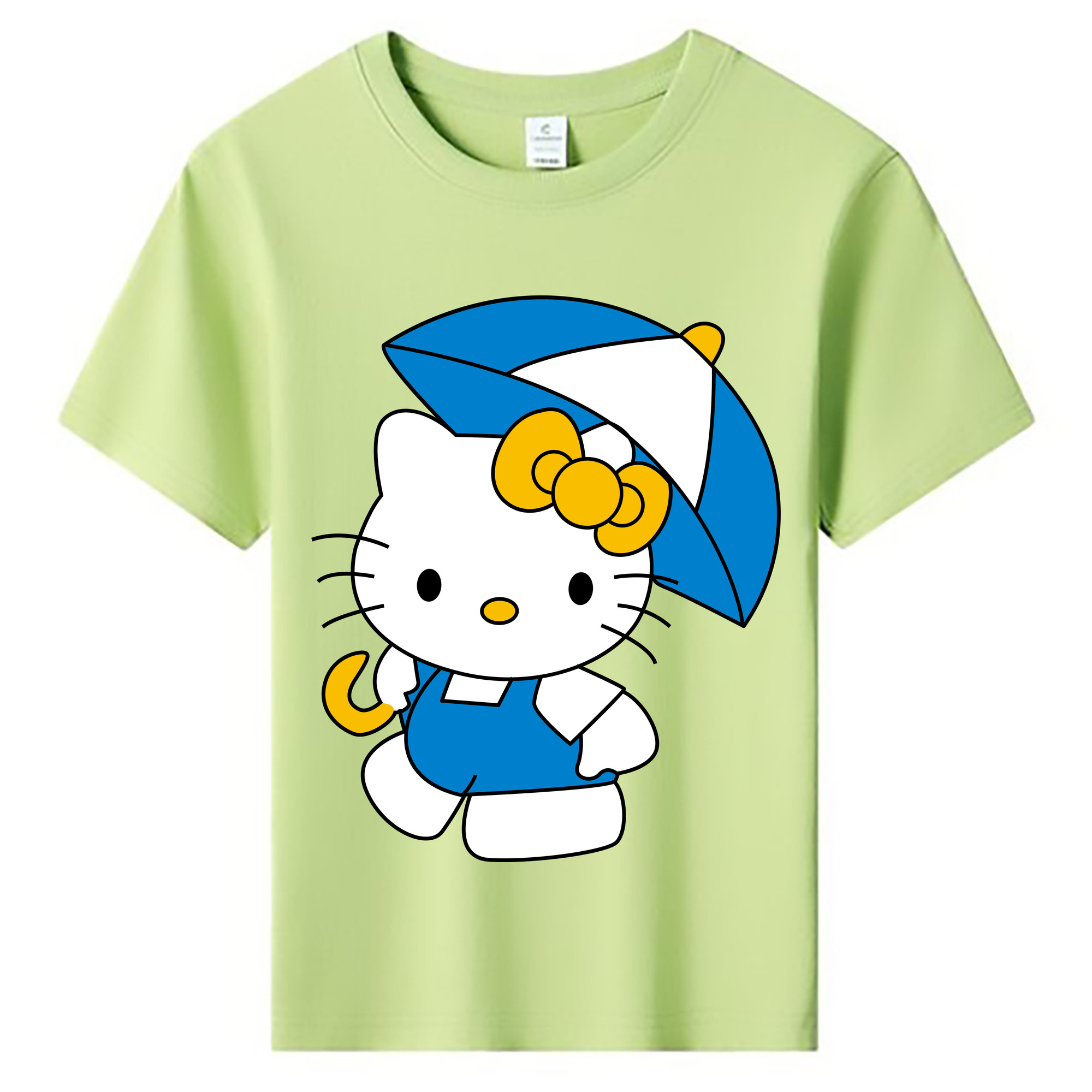 （画像用） Hello Kitty ハローキティ 綿100％キッズTシャツ（フロントプリント）